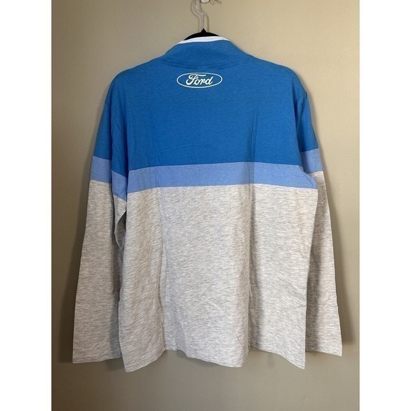 Minnesota Twins Mens Pullover Extra Large XL Blue Gray 1/4 Zip Logo MLB Baseball - Picture 6 of 13